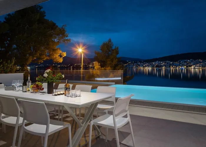 Beachfront Milka With Pool Villa Trogir