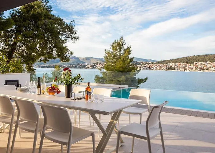 Beachfront Milka With Pool Villa Trogir