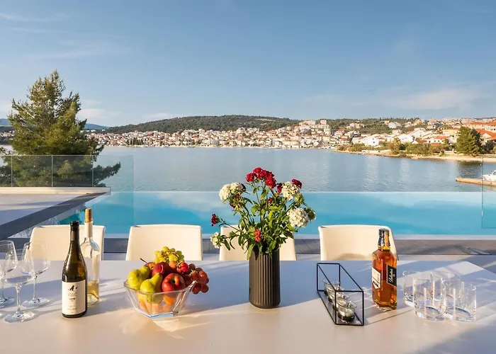 Beachfront Milka With Pool Villa