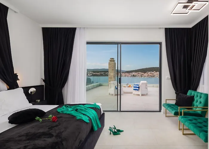 Beachfront Milka With Pool Villa