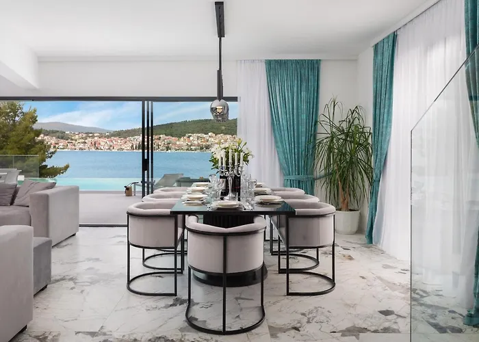 Beachfront Milka With Pool Villa