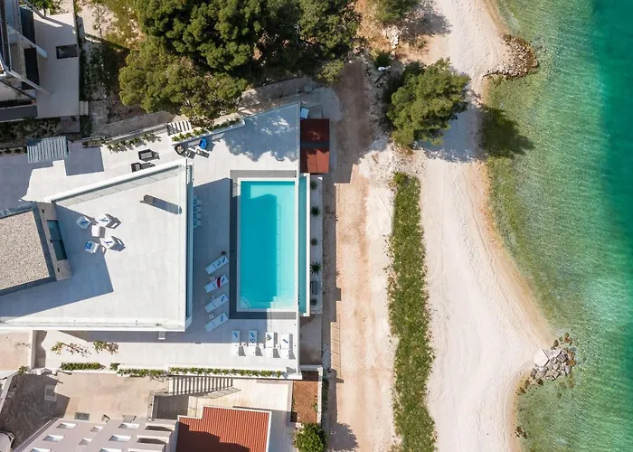 Beachfront Milka With Pool Villa Trogir