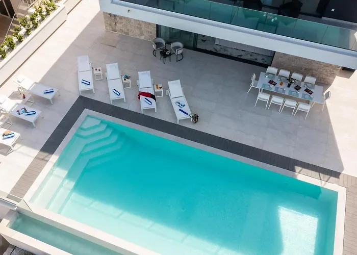 Beachfront Milka With Pool Villa Trogir